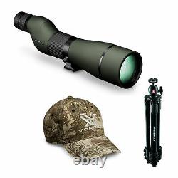 Vortex Viper V503 HD 20-60x85 Spotting Scope (Straight) With HC-2 Tripod and Hat