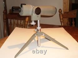 Vtg BUSHNELL SPACEMASTER II 20X Wide 60mm SPOTTING SCOPE withlens cover & Tripod