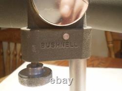 Vtg BUSHNELL SPACEMASTER II 20X Wide 60mm SPOTTING SCOPE withlens cover & Tripod