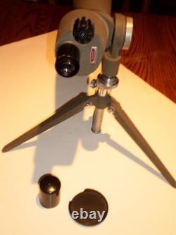 Vtg BUSHNELL SPACEMASTER II 20X Wide 60mm SPOTTING SCOPE withlens cover & Tripod