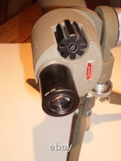 Vtg BUSHNELL SPACEMASTER II 20X Wide 60mm SPOTTING SCOPE withlens cover & Tripod