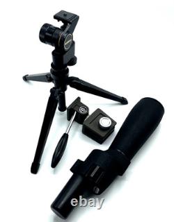 Vtg Bushnell Spacemaster 60mm 15-45x Spotting Scope Tripod Backpack, Window Mnt