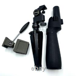 Vtg Bushnell Spacemaster 60mm 15-45x Spotting Scope Tripod Backpack, Window Mnt