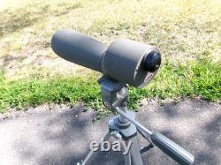 Vtg Bushnell Spacemaster II Spotting Scope 60mm Sunset Tripod 40x Eyepiece gCo