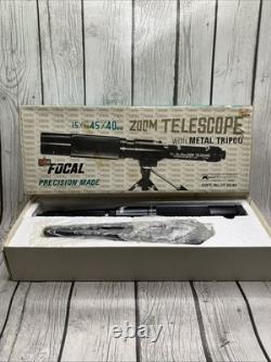 Vtg Kmart Focal Telescope Zoom Spotting Scope 15x45x40 mm Made In Japan