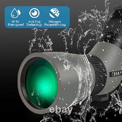 Waterproof 27X 56mm ED Spotting Scope Compact and Portable for Target Shooting