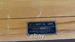 Ww 2 1943 Us Navy Spy Glass, Spotting Scope 16 X Mark 2 Excellent