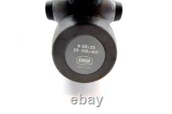 YUKON Angled Dual Spotting Scope 6-25x25mm 25-100x100 Fair Condition 17 Long