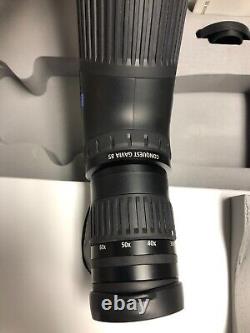 Zeiss Conquest Gavia 85 Spotting Scope 30-60x Eyepiece Box Excellent Condition