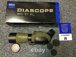 Zeiss Diascope 65 T FL 30x Eyepiece Angled Spotting Scope in Box Excellent