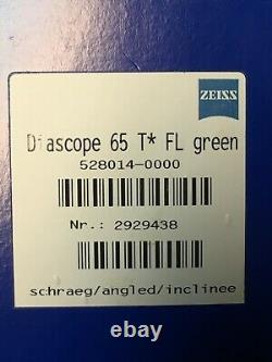 Zeiss Diascope 65 T FL 30x Eyepiece Angled Spotting Scope in Box Excellent