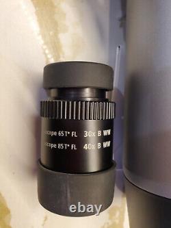 Zeiss Diascope 85 T FL with 40x Eyepiece Spotting Scope Silver mint+++