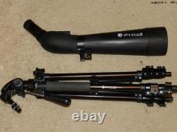 Zhumell 22-68x100mm Angled Spotting ScopeWith Mount & Tripod GREAT COND